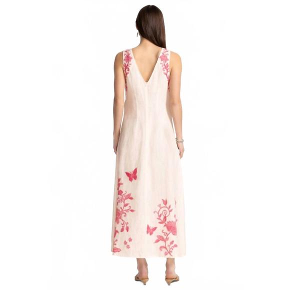 NEW JOHNNY WAS double v‑neck tank dress alycia in ecru - Picture 4 of 5